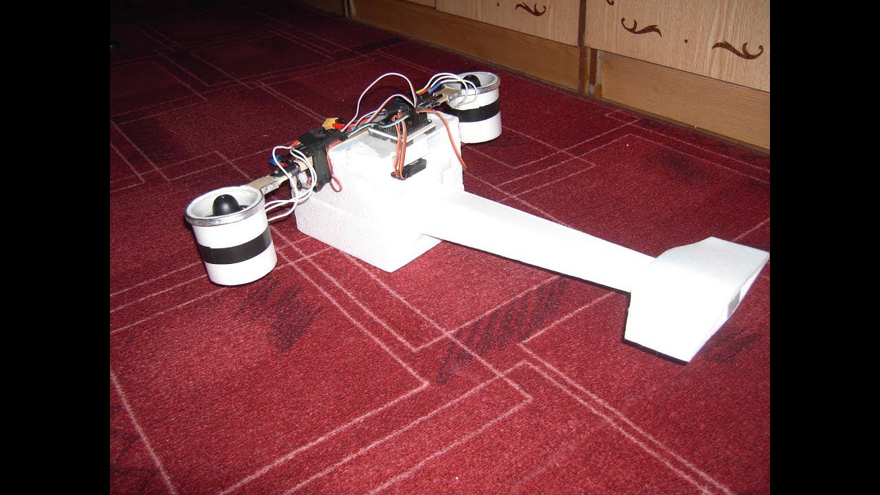 Bicopter-experiment. Impeller option. смотреть онлайн