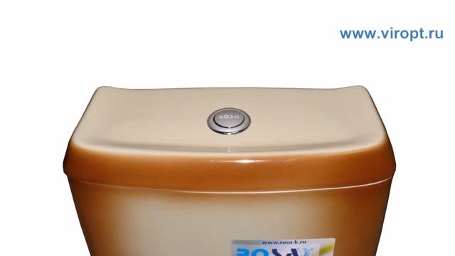 УНИТАЗ КОМПАКТ ROSA "РЕССА" КОРИЧНЕВЫЙ ДЕКОР смотреть онлайн