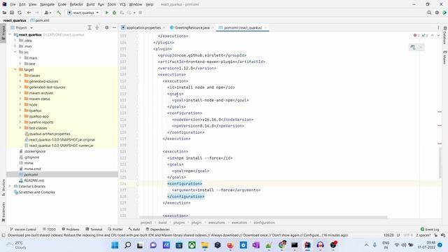 PART-9 | HOW TO RUN QUARKUS AND REACT APP IN A SINGLE SERVER #reactjs #reactquarkus #quarkus смотреть онлайн