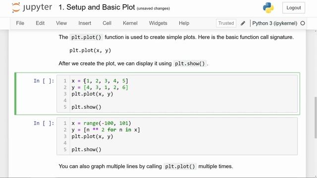 Matplotlib Tutorial #1: Installation and Basic Plots смотреть онлайн