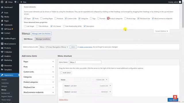 Clotya - How to Enable Product Categories on Menu? смотреть онлайн