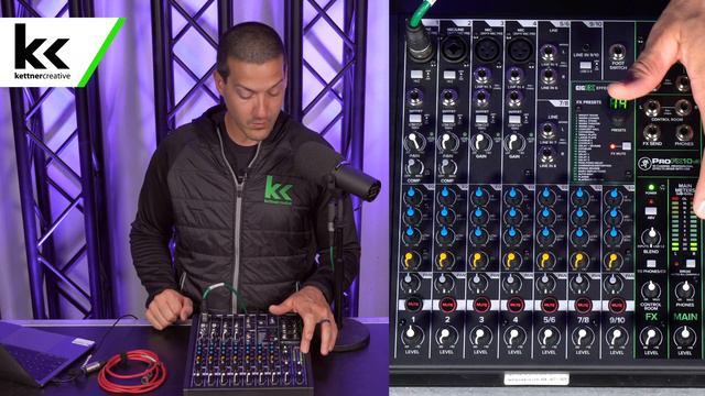 Mackie ProFX10v3 & Shure SM7B