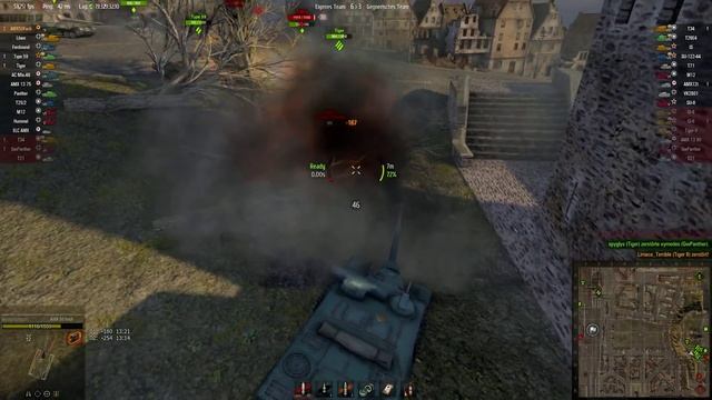 World of Tanks Replay - Playing the AMX50 Foch aggressively смотреть онлайн