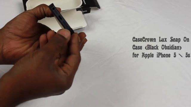 iphone 5s cases CaseCrown Lux Snap On Case (Black Obsidian) for Apple iPhone 5 \ 5s смотреть онлайн