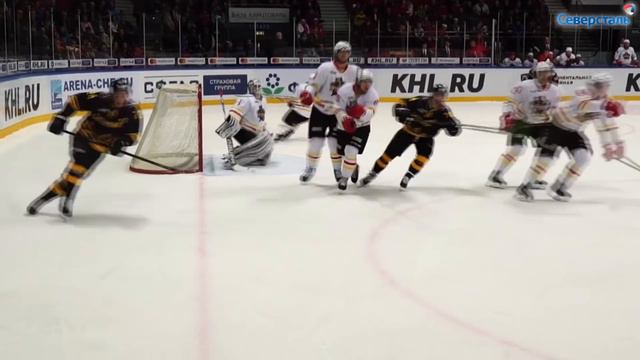 25.09.2016. Моменты матча ХК Северсталь - Куньлунь РС смотреть онлайн