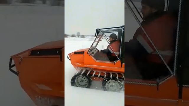Вездеход на гусеницах Рыжик. Своими руками смотреть онлайн