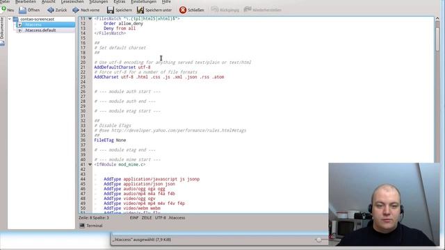 Contao Erweiterung - Der .htaccess Editor смотреть онлайн