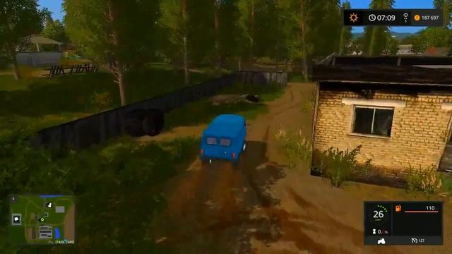 Farming Simulator 2017. обзор карты Березовка. смотреть онлайн