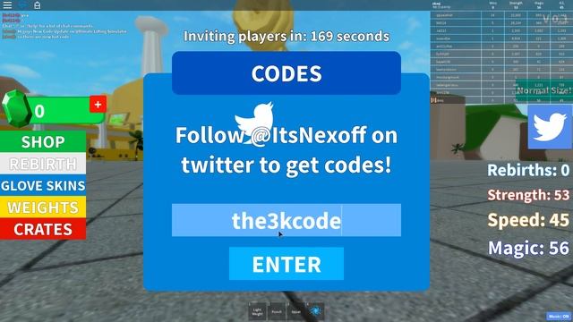 Roblox [?CODE!] Ultimate Lifting Simulator? смотреть онлайн