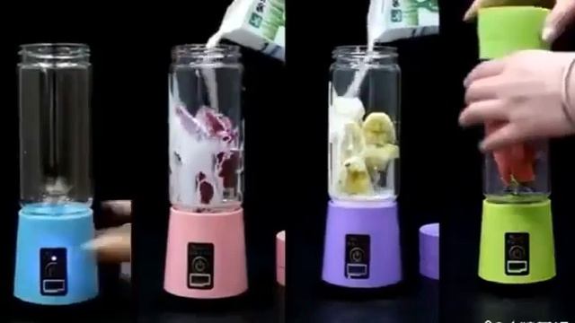 Мини соковыжималка, портативная многофункциональная usb зарядка, чашка для сока, электрическая смотреть онлайн