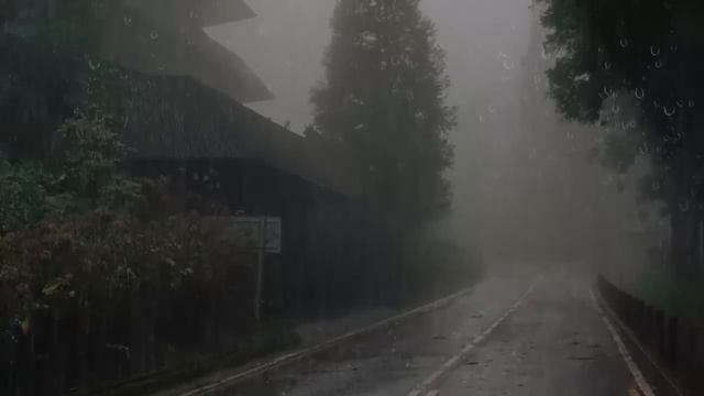 Lluvia Relajante Para Dormir - Sonido De Lluvia En Bosque Brumoso - Rain Sounds For Sleeping 540