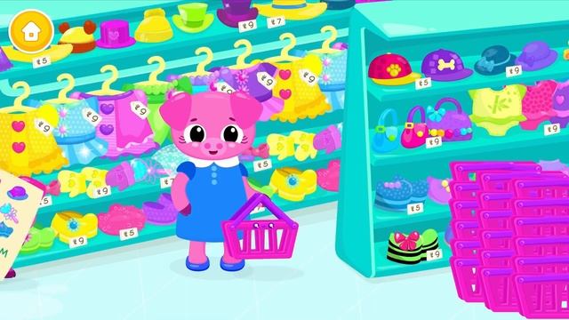 Fun Baby Care Kids Games - Cute & Tiny Supermarket - Play And Learn Supermarket Shopping With Mom смотреть онлайн