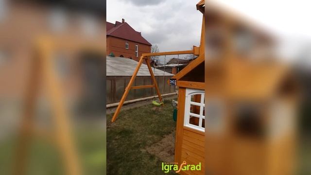 Детский игровой комплекс "IgraGrad Клубный домик 3 Luxe" смотреть онлайн