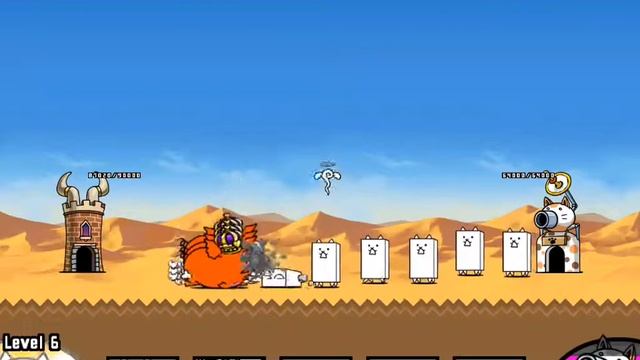 [The Battle Cats] Sesamin ruins vs wall cats and archer cat FAILED! смотреть онлайн