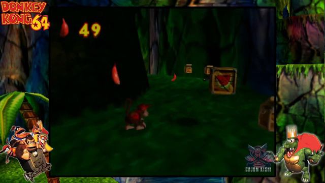 Donkey Kong 64 - Jungle Japes - Diddy Kong - All 100 Red Banana Locations смотреть онлайн