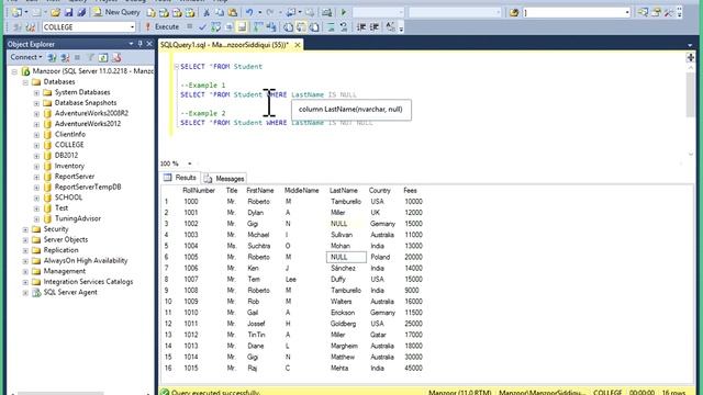 29 - SQL NULL Values - Learn SQL from www.SQLServerLog.com [HD] смотреть онлайн