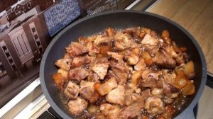 Жареная свинина вкуснее шашлыка! Очень сочная свежина на сковороде!