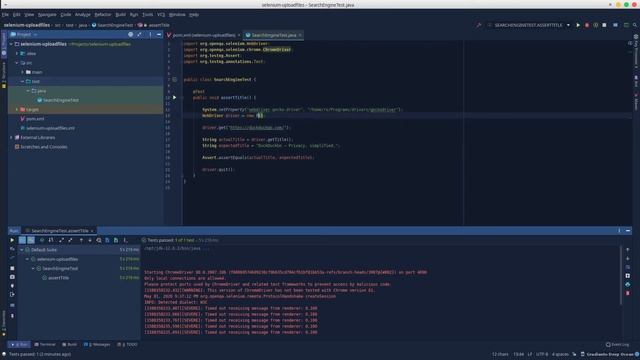 [FIX] The path to the driver must be set by system property - Selenium - Java смотреть онлайн