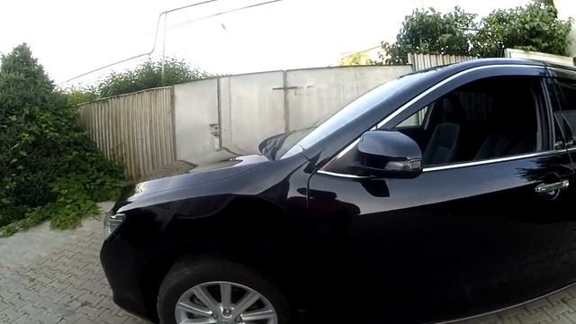 Чёрная Toyota Camry 50 - результат ремонта. смотреть онлайн