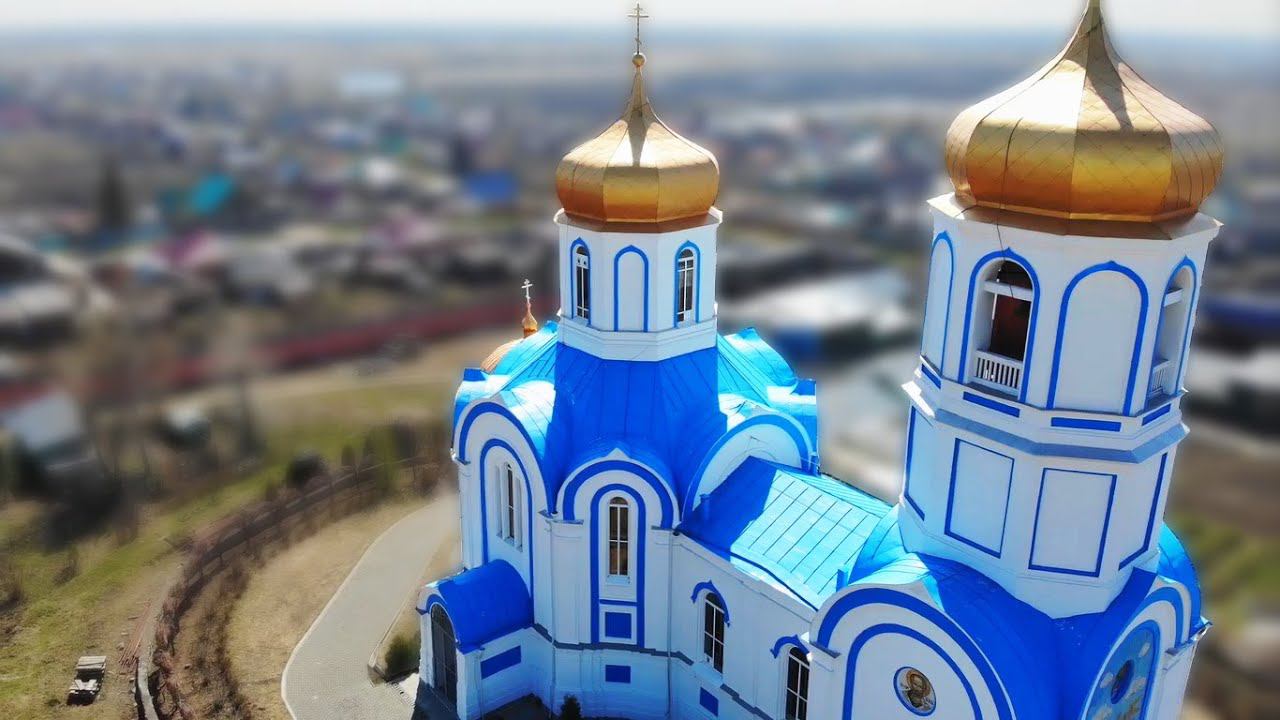 Колывань, Покровский Александро Невский женский монастырь, Novosibirsk 4k Drone Новосибирск с высоты