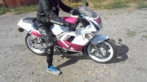 Yamaha fzr 250 без глушителя