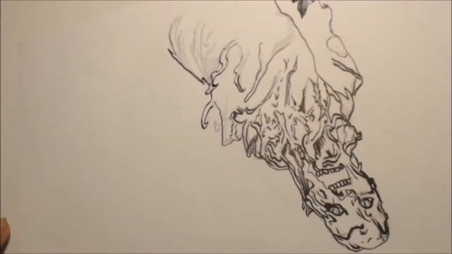 The Inking Zombie - Speed Drawing смотреть онлайн