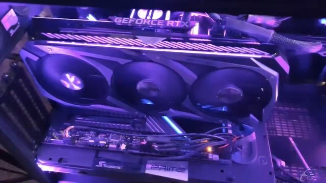 Asus ROG Strix GeForce RTX 3060 Ti - Подсветка2