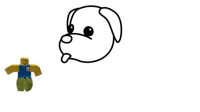How To Draw a Dog | Roblox Adopt Me - Easy Step By Step Tutorial смотреть онлайн