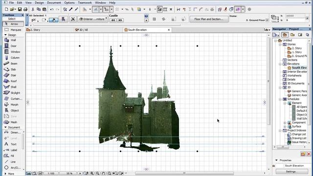 Point Cloud Objects in ARCHICAD Sections/Elevations and 3D Documents смотреть онлайн