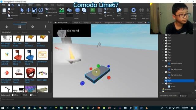 How does Particle Emitter works : Size | Roblox Studio Tutorial смотреть онлайн