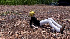 MMD Giantess Tiny Boy, Huge Luck