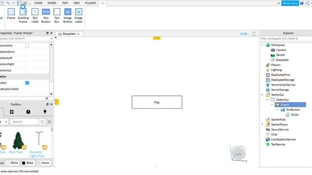 "Roblox Studio Tutorial" как сделать меню в игре смотреть онлайн