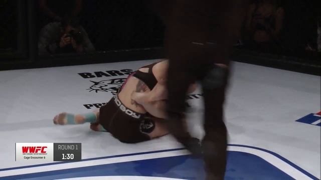 WWFC Cage Encounter 6 - Svetlana Gotsyk Submission via Armbar смотреть онлайн