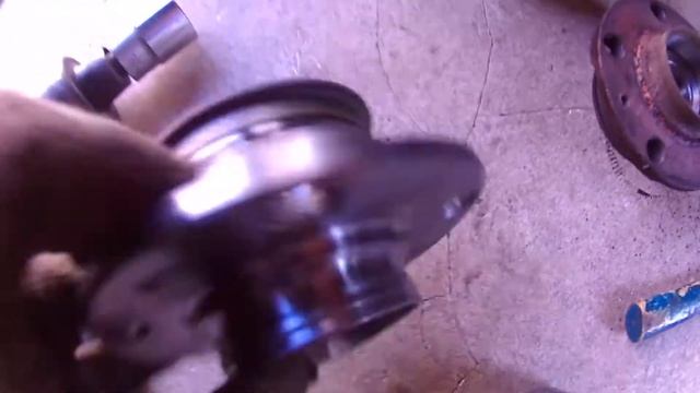 фольксваген джетта замена ступичного подшипника в сборе заднего