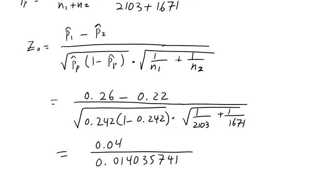 Math 10 Section 12.3: Inferences for Two Population Proportions смотреть онлайн