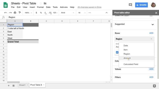 Google Sheets - Group Data in a Pivot Table смотреть онлайн
