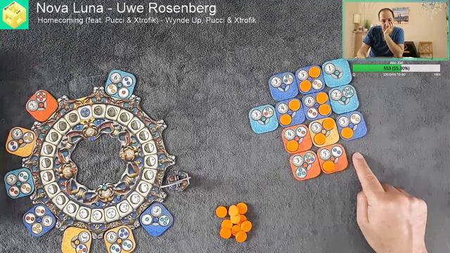 Nova Luna - [Brettspiel] [Live] [Let's Play] - Solomodus смотреть онлайн