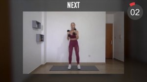 Силовая тренировка на все тело с гантелями дома