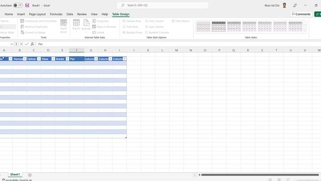 How to Create a Table in MS Excel | Teach Me Friend смотреть онлайн