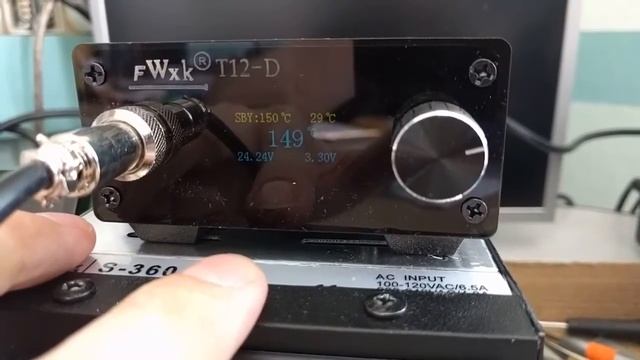 Ремонт паяльной станции c OLED дисплеем на жалах Hakko T12 смотреть онлайн