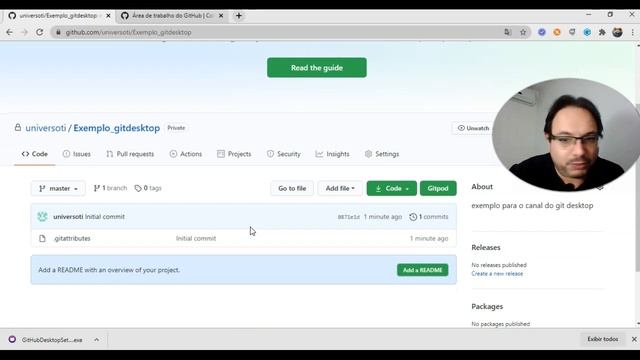 Pare de sofrer e use o GitHub Desktop! смотреть онлайн