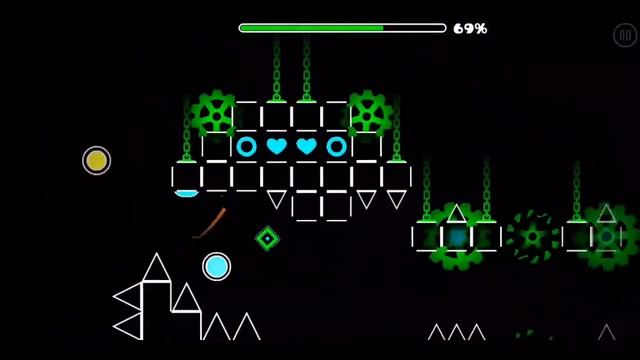 (1000 niveles online completados) "beautiful chaos" 100% (Demon) by player | Geometry dash смотреть онлайн