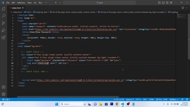 How to create Hide/Show Password in Bootstrap 5 ? #webdevelopment #website #programming смотреть онлайн