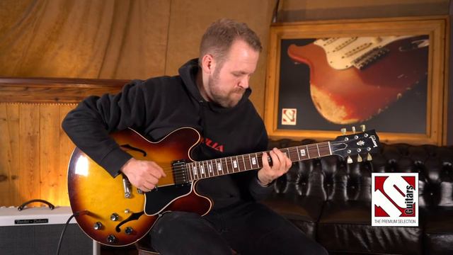2007 Gibson ES 335 Sunburst Custom Shop | Guitar Demo смотреть онлайн