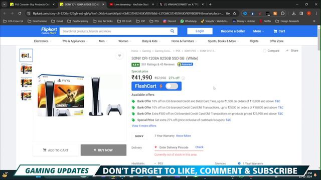 PS5 Cricket Bundle Discounted Rs.41990 смотреть онлайн