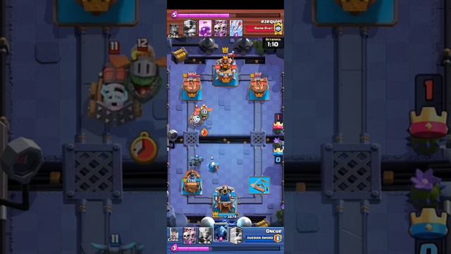 ЧУТЬ НЕ ПРОИГРАЛ В CLASH ROYALE. Как победить. смотреть онлайн
