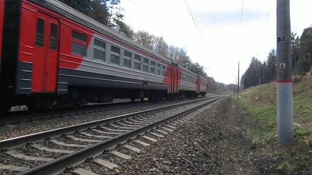 ЭР2Т-7182 перегон Шемякино-Обнинское смотреть онлайн