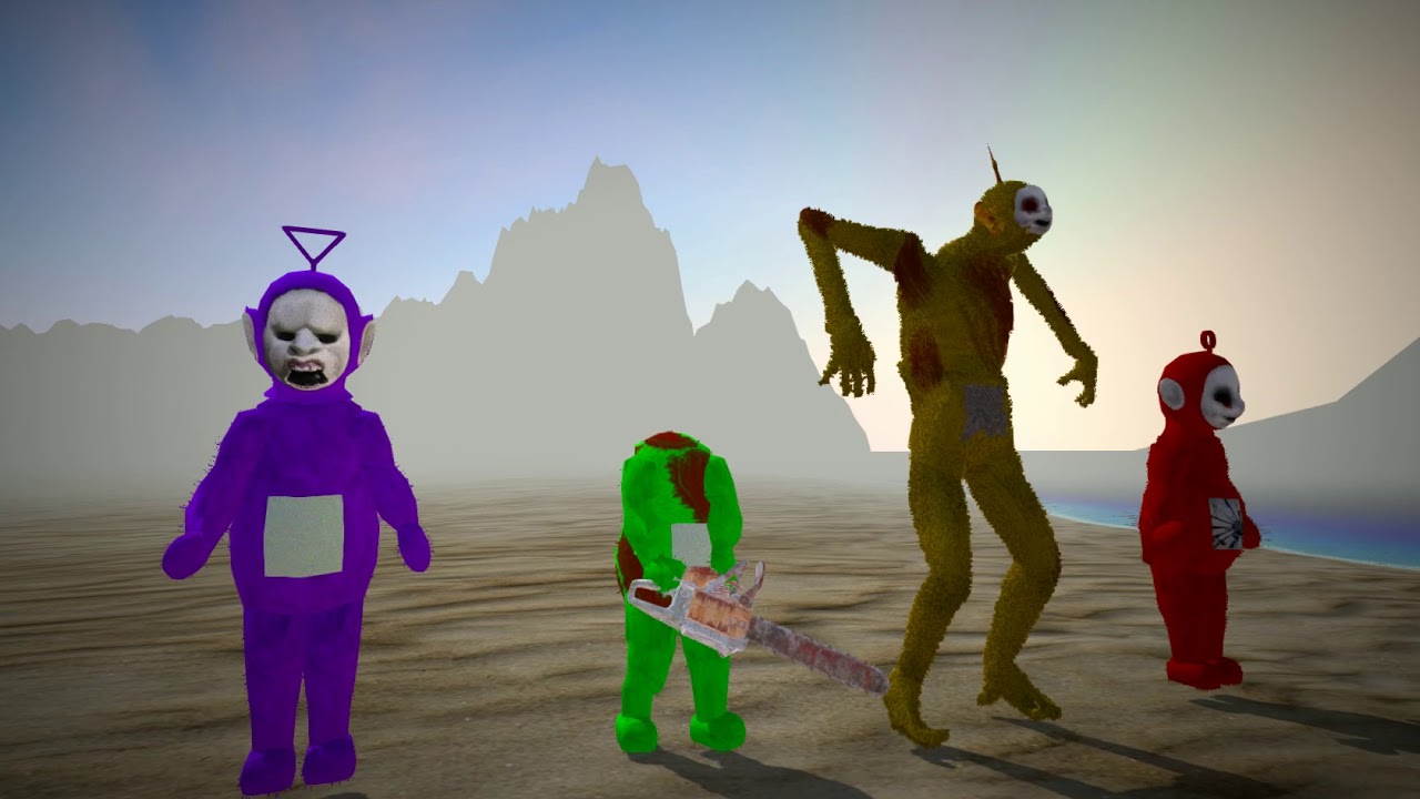 играю в настоящию игру Slendytubbies 3 Multiplayer