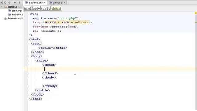 Part 1 Technologie Web avec PHP HTML BootStrap PHP MySQL Autentification M Youssfi смотреть онлайн