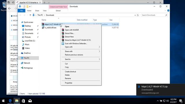 How to install Apache Web Server on Windows 10 смотреть онлайн